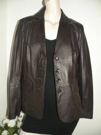 SCHÖNE LEDER-JACKE «LAMM-NAPPA» C&A NP 369 CHF NEU M