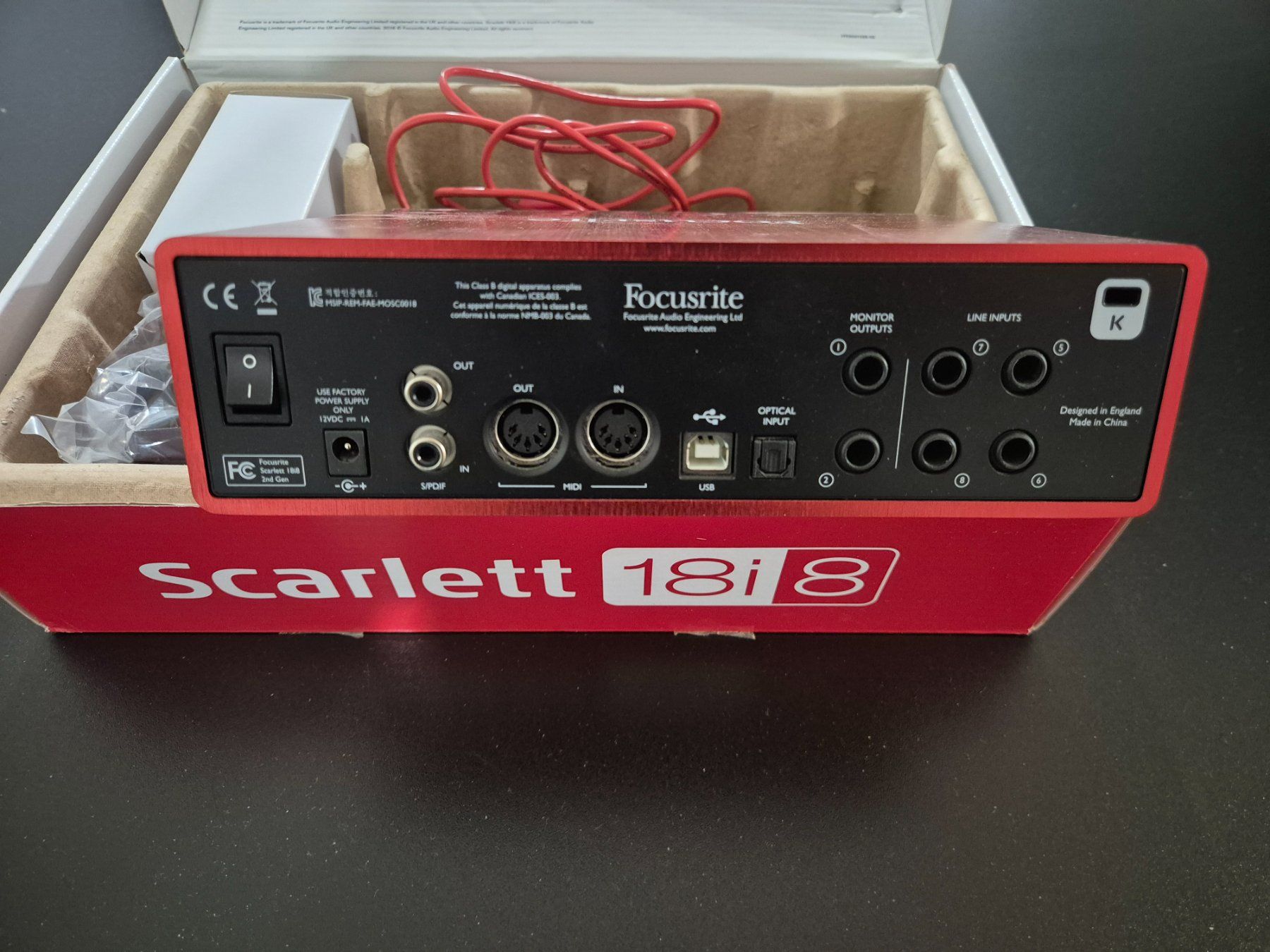 Focusrite Schede audio: Focusrite Scarlett 18i8 - 2nd Gen - Audio Interface – Usato da Eichberg venduto da gra_5tw2 1