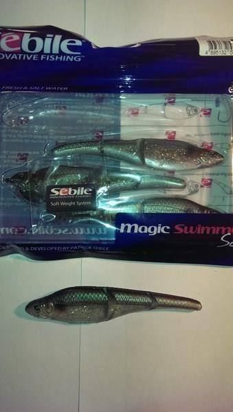 Esche: 4 Sebile Magic Swimmer 105 mm herring – Nuovo e nell'imballaggio originale da Fribourg venduto da versus702