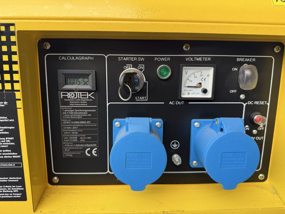 Generatori di corrente: Leistungsstarker Rotek Diesel Stromgenerator – Nuovo (secondo la descrizione) da grosswangen venduto da Poliniman0 5