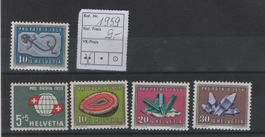 Serie Pro Patria 1959 / 100% Postfrisch