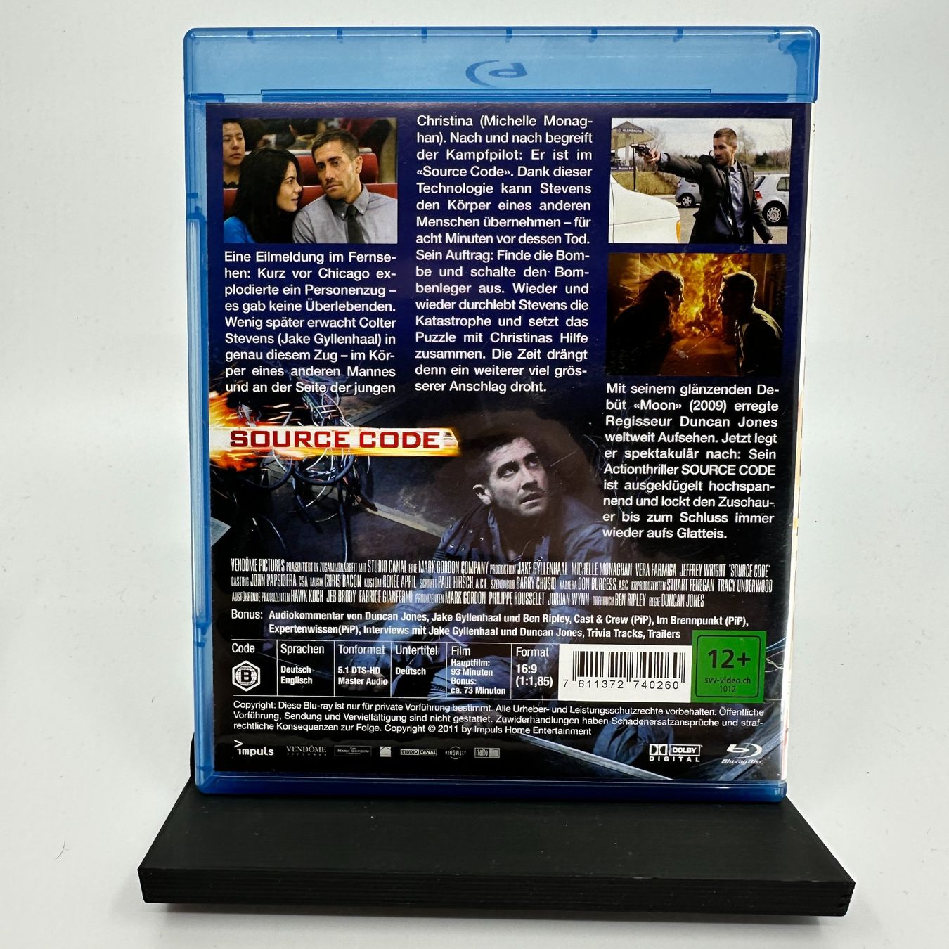 Alle DVDs: Source Code - Blu-ray - Jake Gyllenhaal - Top Zustand! – Gebraucht aus Lommis von Ingoeli 1
