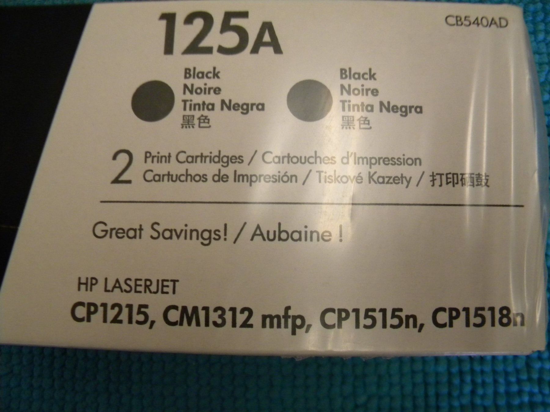 Hewlett Packard Cartouches & Toner: CB540AD  125A Doppelpacket – Neuf avec emballage d'origine à Bühler par Wini100 3