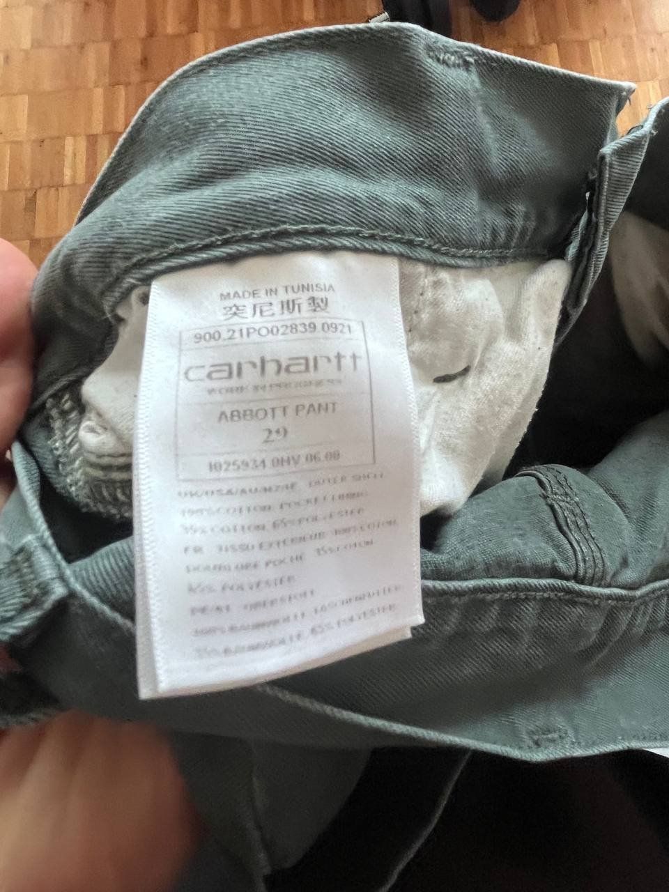 Pantaloni: Carhartt Abbott Hosen 29 – Usato da Bern venduto da mur_5fsm 1