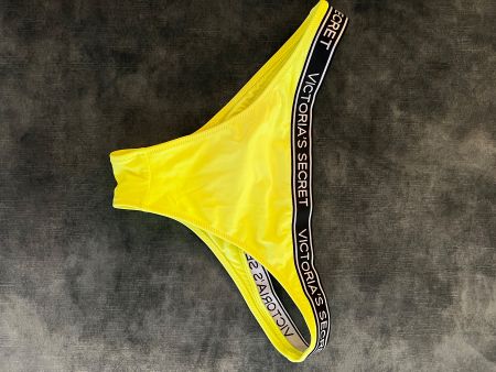 Victoria's Secret Badehose neon-gelb Grösse M