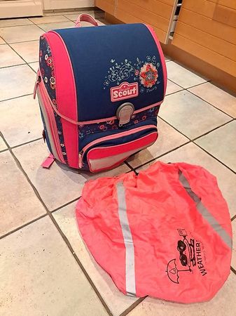 Scout Thek flowery mit Regenhülle