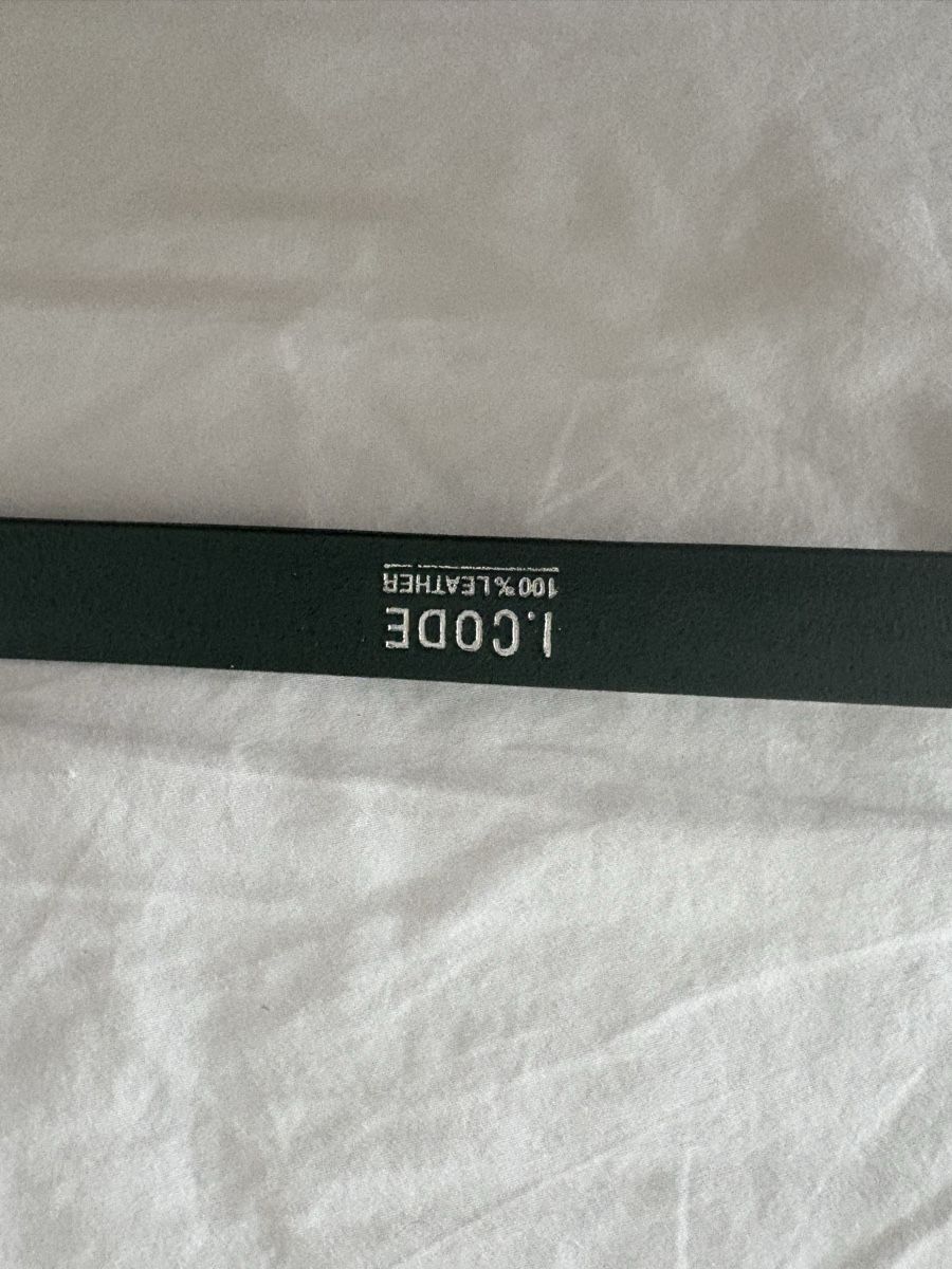 Cinture: Elegant L.Code 100% Leather Belt, Green, Classic Style – Nuovo (secondo la descrizione) da Zürich venduto da zba_7pzv 2