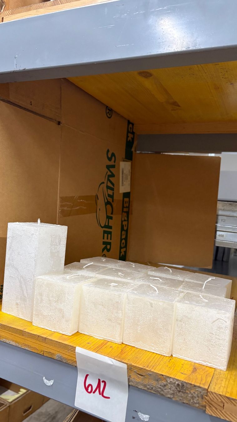 Candele: 612 Posten Raureif Kerzen aus Liquidation – Nuovo (secondo la descrizione) da Derendingen venduto da Meisterstuecke 1