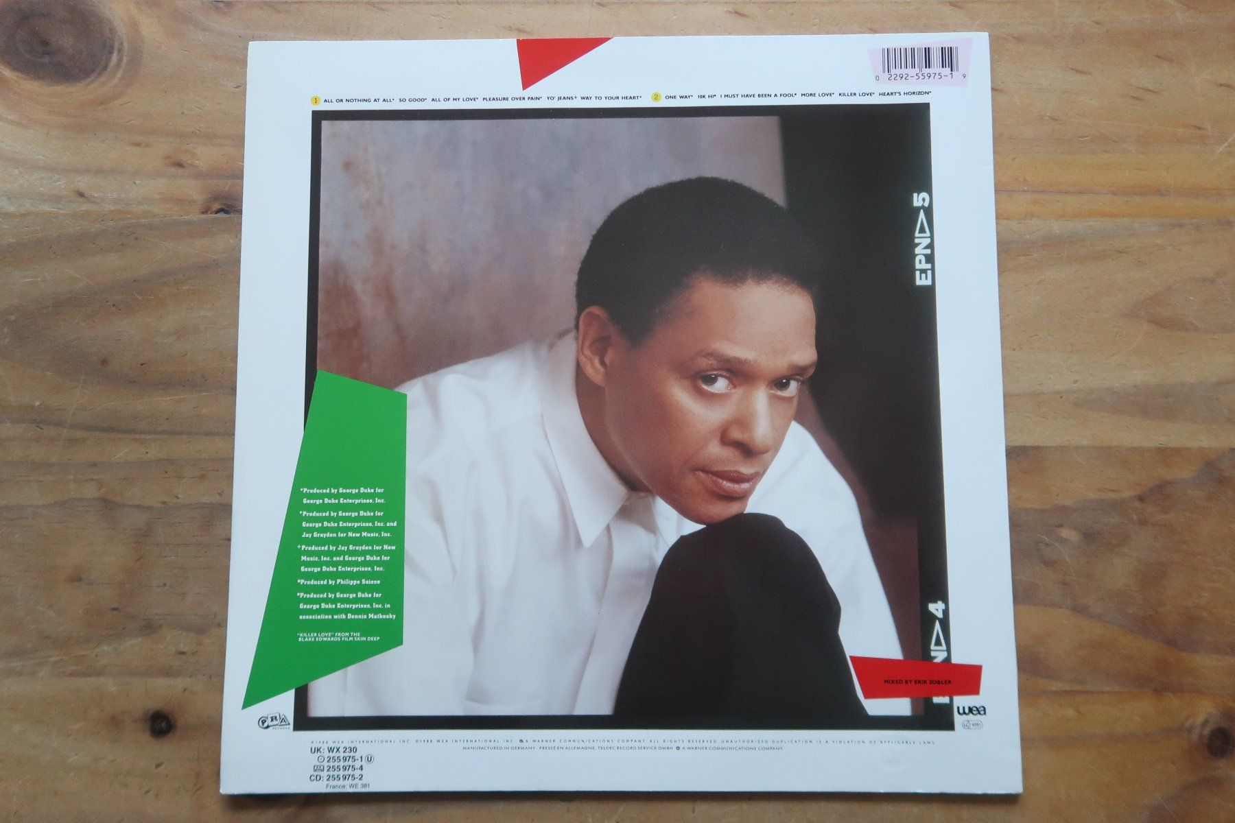 Schallplatten: AL JARREAU - HEART'S HORIZON - VINYL LP – Gebraucht aus Basel von Patiscat 1