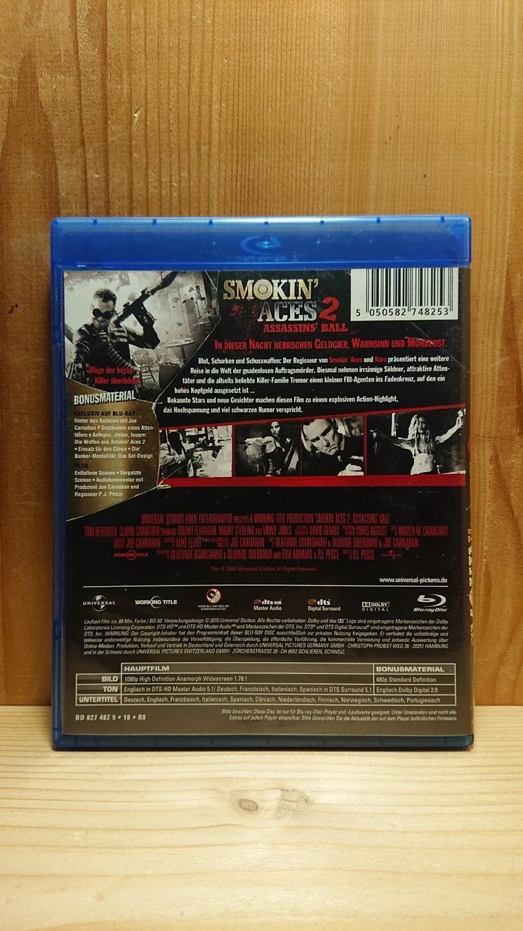 Tutti i DVDs: SMOKIN' ACES 2 Assassins'Ball Blu-Ray – Usato da Wilderswil venduto da Exebub 1