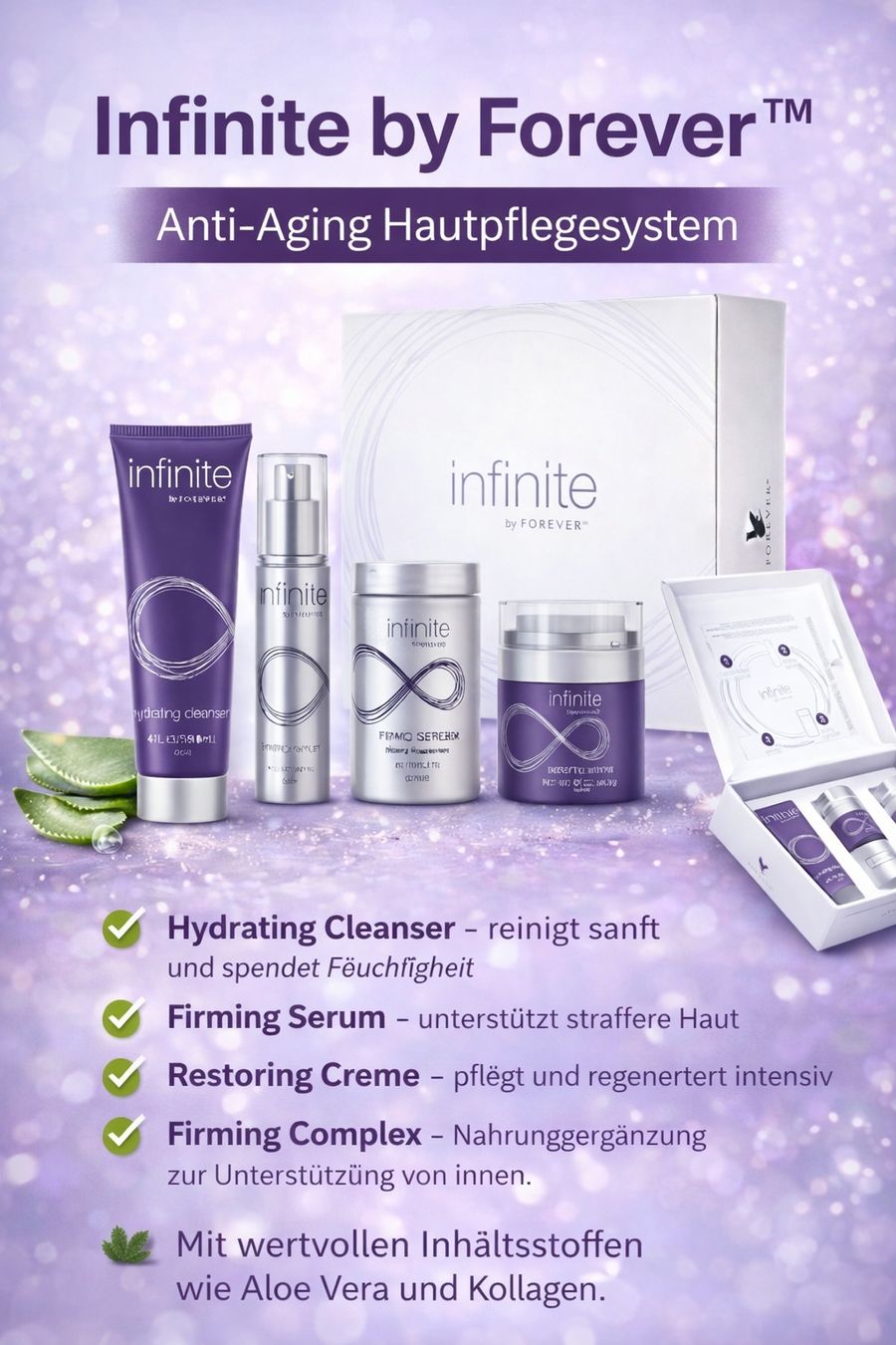 Cura del viso: Forever Infinite Anti-Aging Set – Nuovo e nell'imballaggio originale da Baar venduto da AloeLove