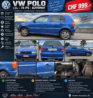 VW POLO 1.6L | AUTOMATIK | 75PS