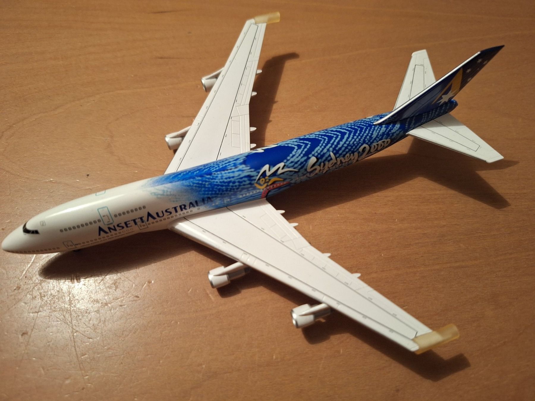 Boeing Kit di modellismo & Modellini statici: Ansett Australia B747-300 1:400 – Usato da Sargans venduto da nicsam1815 1