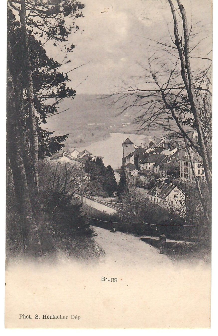 Cartoline postali: Brugg um 1908 – Usato da Zweisimmen venduto da jakobsweg