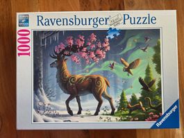 Ravensburger Puzzle "Der Hirsch als Frühlingsbote" - 1'000er
