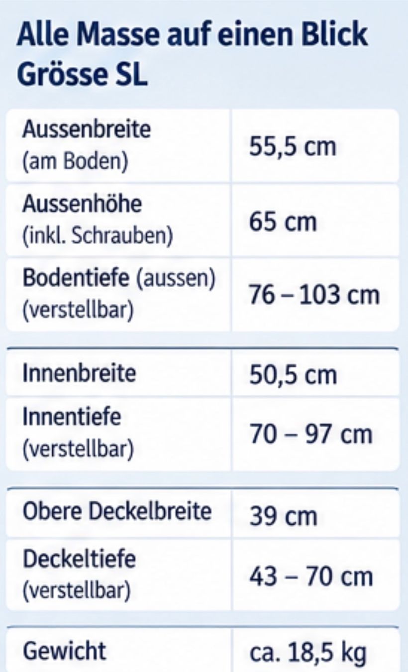 Käfige, Transport & Sicherheit: Hundebox Kleinmetall VarioCage Einzelbox Grösse SL – Gebraucht aus Heerbrugg von bus_pd56 2