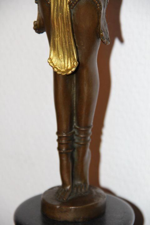 Sculture & Statue: Sculpture en bronze sur socle marbre . – Usato da Praz (Vully) venduto da pikuluka1 5
