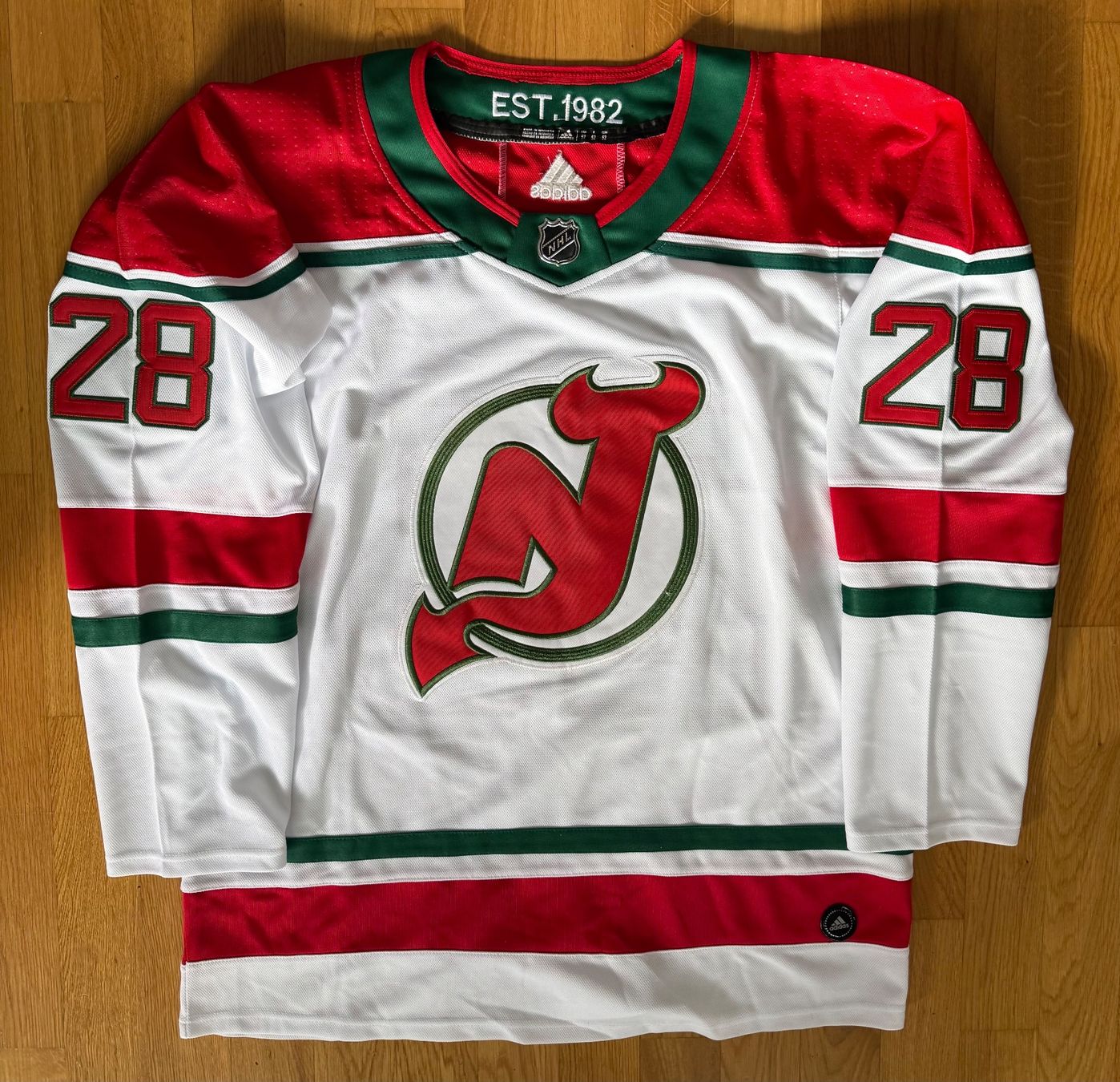 Canottiere & Pantaloni: NHL-Jersey / Timo Meier / New Jersey Devils – Nuovo (secondo la descrizione) da Ostermundigen venduto da airline-trolley 2