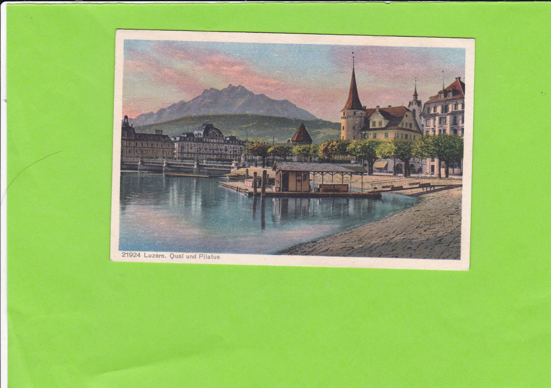 Cartoline postali: Luzern-Quai-Bahnhof – Usato da St. Peterzell venduto da neckertal
