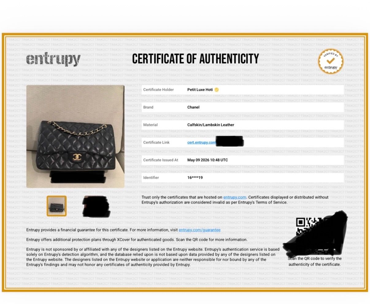 Chanel Borse da donna: Chanel Double Flap mit Entrupy Certificate of Authenticity – Usato da Herrliberg venduto da RelovedByS 9