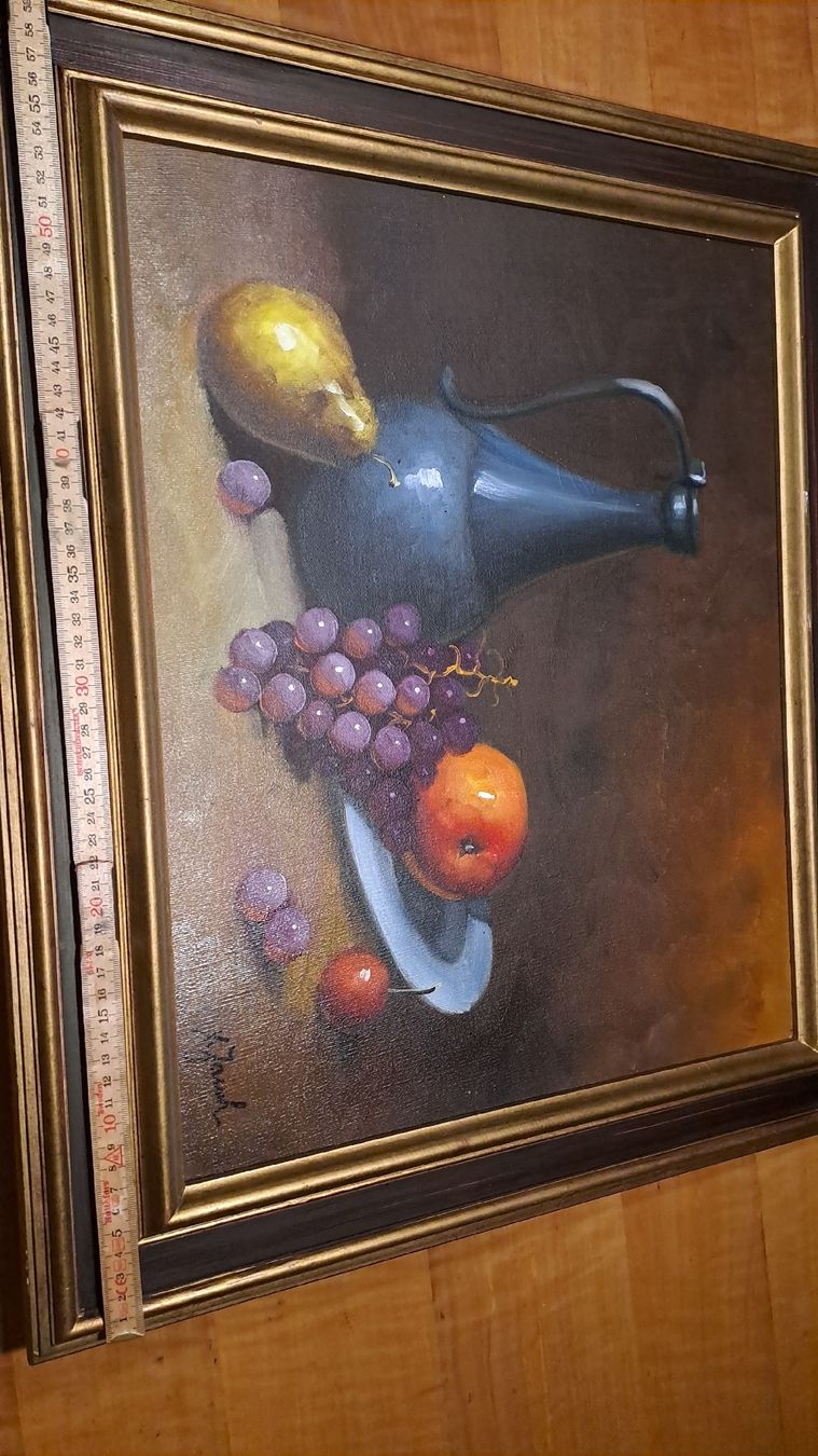 Gemälde: Gemälde Früchteschale X.Jauch – Gebraucht aus Auw von san_gc9w