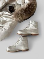 Timberland Boots Ecru Nubukleder 6-Inch Grösse 41