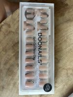 DOONails Soft-Gel Press Ons Gold Green Slate Swirl