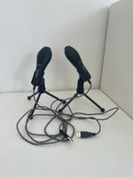 2 Delock-USB-Mikrofone mit Tischhalterung