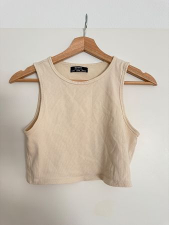 Damen Bershka Top beige Grösse M guter Zustand