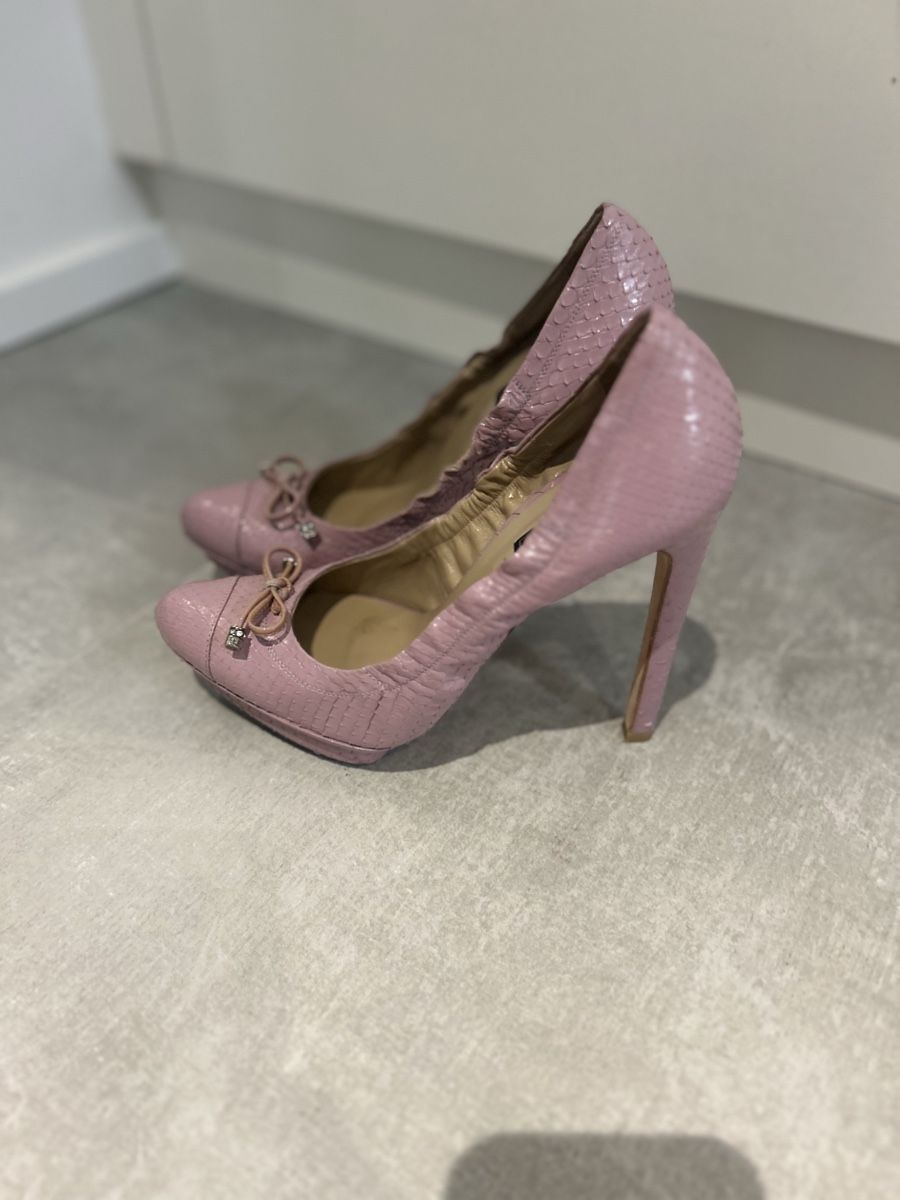 Damenschuhe: Pink le Silla python High Heels, Size 37½ – Neu und originalverpackt aus Veyrier von aliyag 1