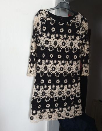 Phase Eight, Häckelkleid, Gr. 14