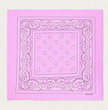 BANDANA MIT PAISLEY  PRINT, ROSA NEU