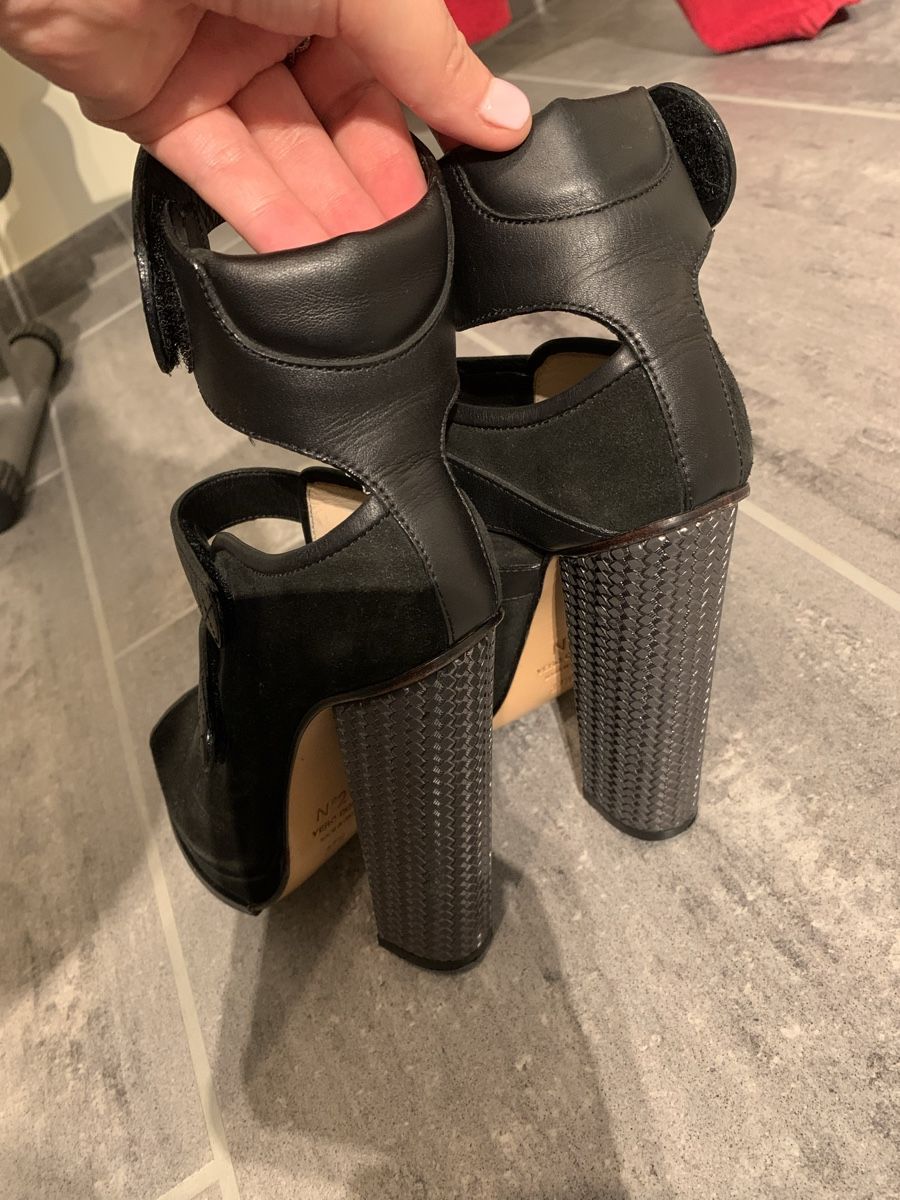 Damenschuhe: Sandalen mit Absatz, Schuhe, N 21 original – Gebraucht aus Zell LU von AliAli24 8