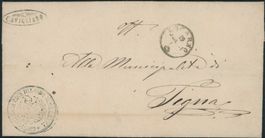 TI Cavigliano - Strahlenstempel - Locarno - Brief