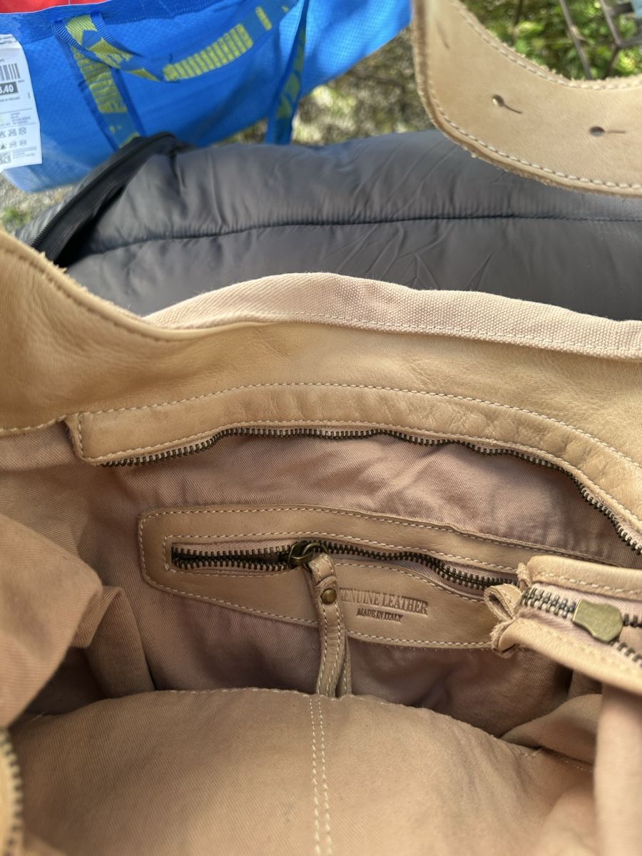 Borse da donna: Sac rosé cuir et Cotton – Usato da Boudry venduto da myr3 1