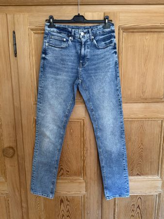 Slim Jeans Hellblau Washed | 36