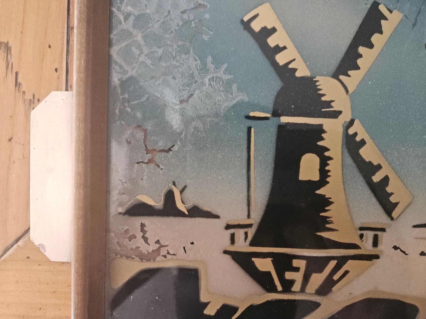 Servierplatten: Plateau art déco en verre peint – Gebraucht aus Thônex von lacomtessedesfees 3