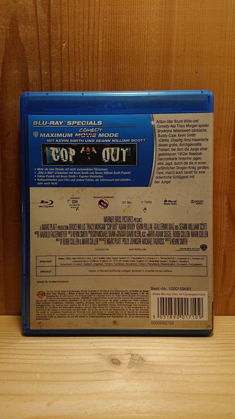 Tutti i DVDs: COPOUT Blu-Ray mit Bruce Willis – Usato da Wilderswil venduto da Exebub 1