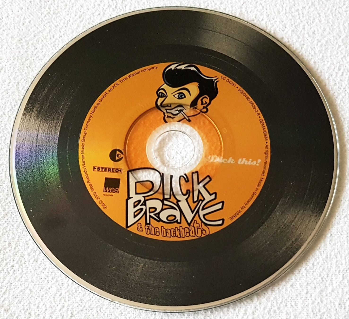 CD: Dick Brave & The Backbeats – Dick This! - CD - 2003 – Usato da Uster venduto da Zardodel 2