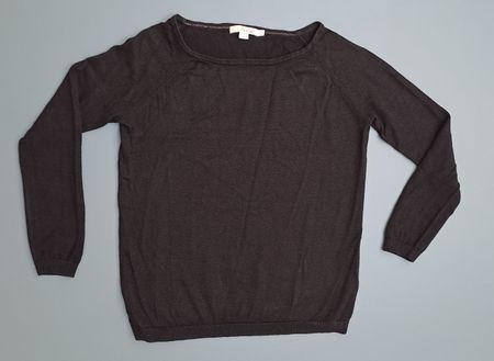 Damen Pullover Langarm schwarz Grösse UK10