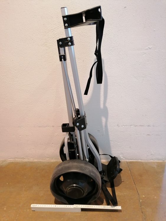 KIMISS Multifunktionaler Faltbarer 2-Rad-Golfwagen Mit Push-Pull