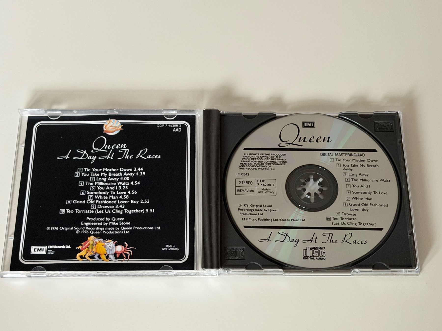 CD: Queen A Day At The Races – Usato da Altstätten SG venduto da sheamus 2