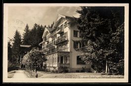 AK Wengen, Hotel Waldrand, 1938