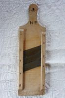 Vintage Gemüsehobel aus Holz und Metall