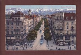 ZÜRICH - Bahnhofstrasse - Tram - 1926