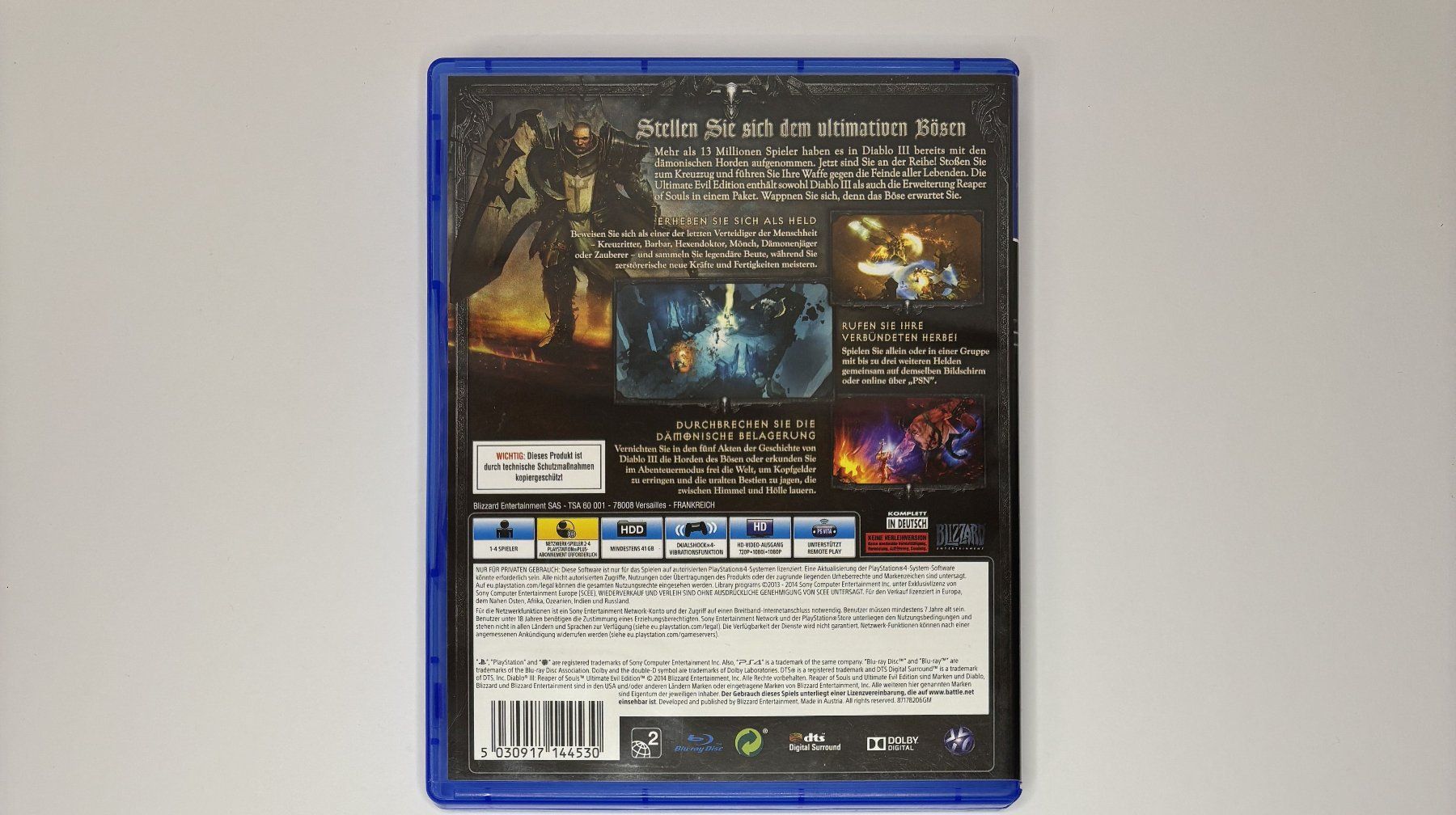 Spiele: PS4 - Diablo III: Ultimate Evil Edition – Gebraucht aus Allschwil von Bullach 2