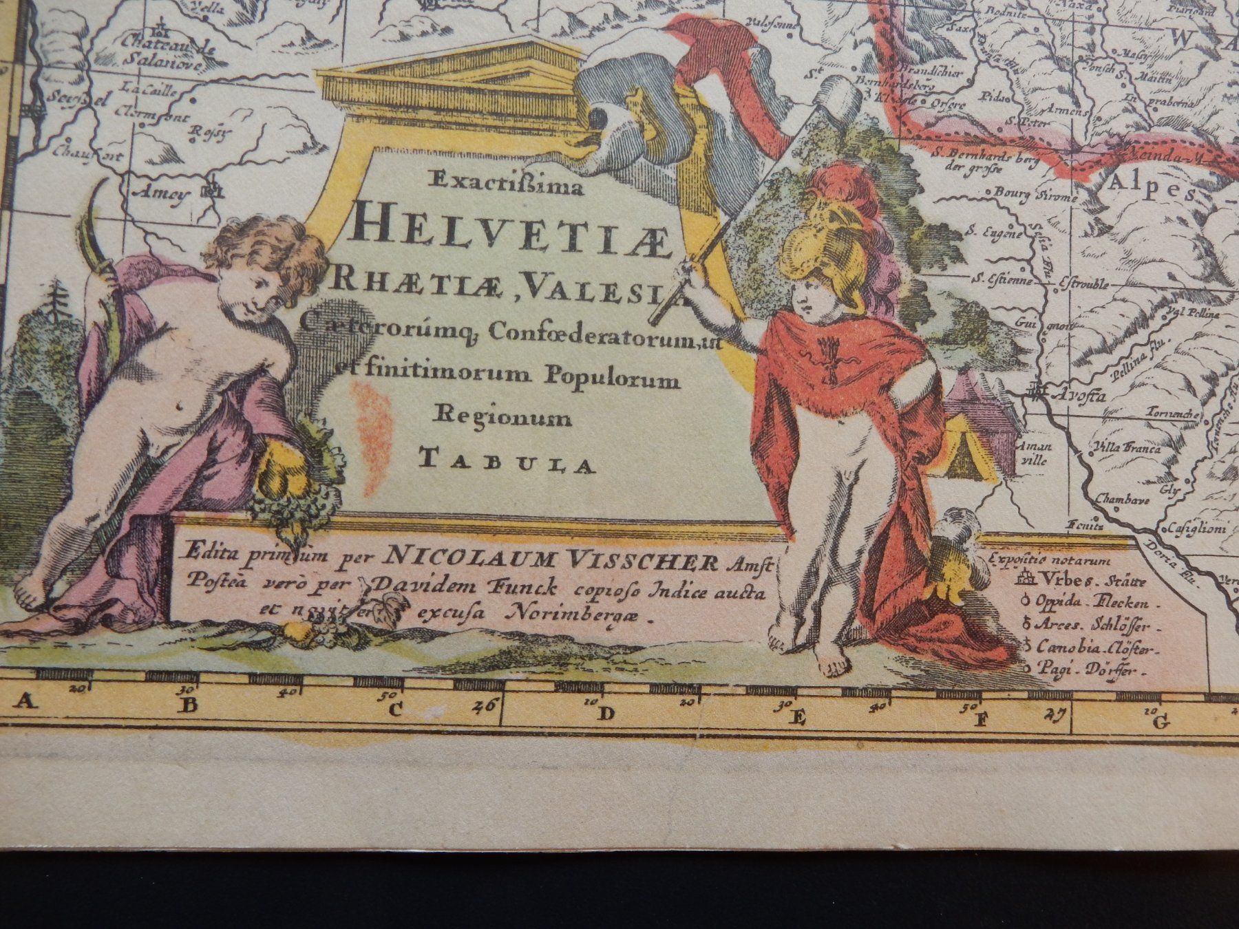 Cartes géographiques & atlas: Uralte Schweizerkarte – D'occasion à Boniswil par Weibo12 6