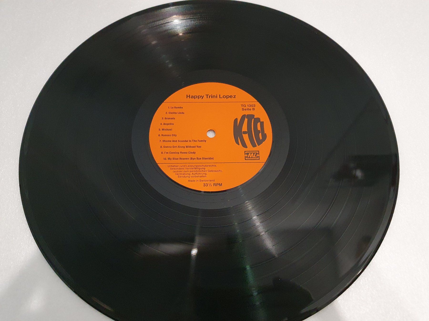 Dischi in vinile: Trini Lopez – Happy Trini Lopez – Usato da Uster venduto da Vinyl-Leidenschaft 5