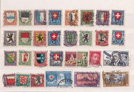 Pro Juventute Briefmarken Lot ab 1922