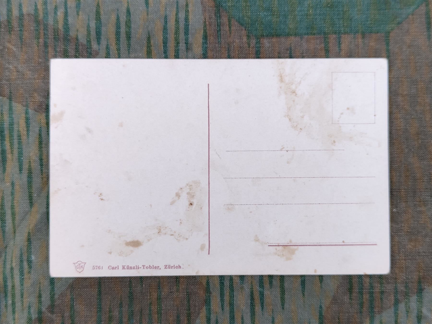 Tutti i francobolli: Postkarte Kommandant der 1. Division – Usato da Bauma venduto da SwissMilitaria 1